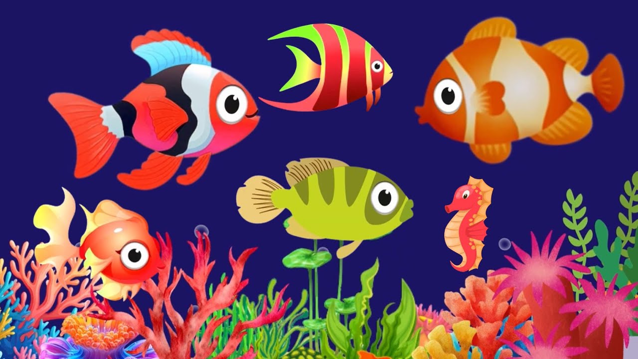 Lullabу and Calming Undersea Animation 🐟Soothing fishes 🐟Baby sleep music #babysleepmusic #260