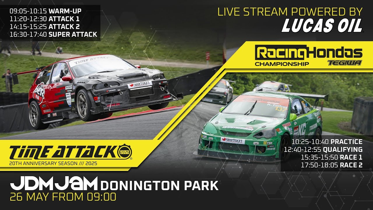 Time Attack and Racing Hondas Championships from JDM JAM at Donington Park, Powered by Lucas Oil
