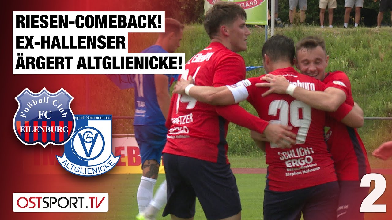 Riesen-Comeback! Ex-Hallenser ärgert die VSG: Eilenburg - Altglienicke | Regionalliga Nordost
