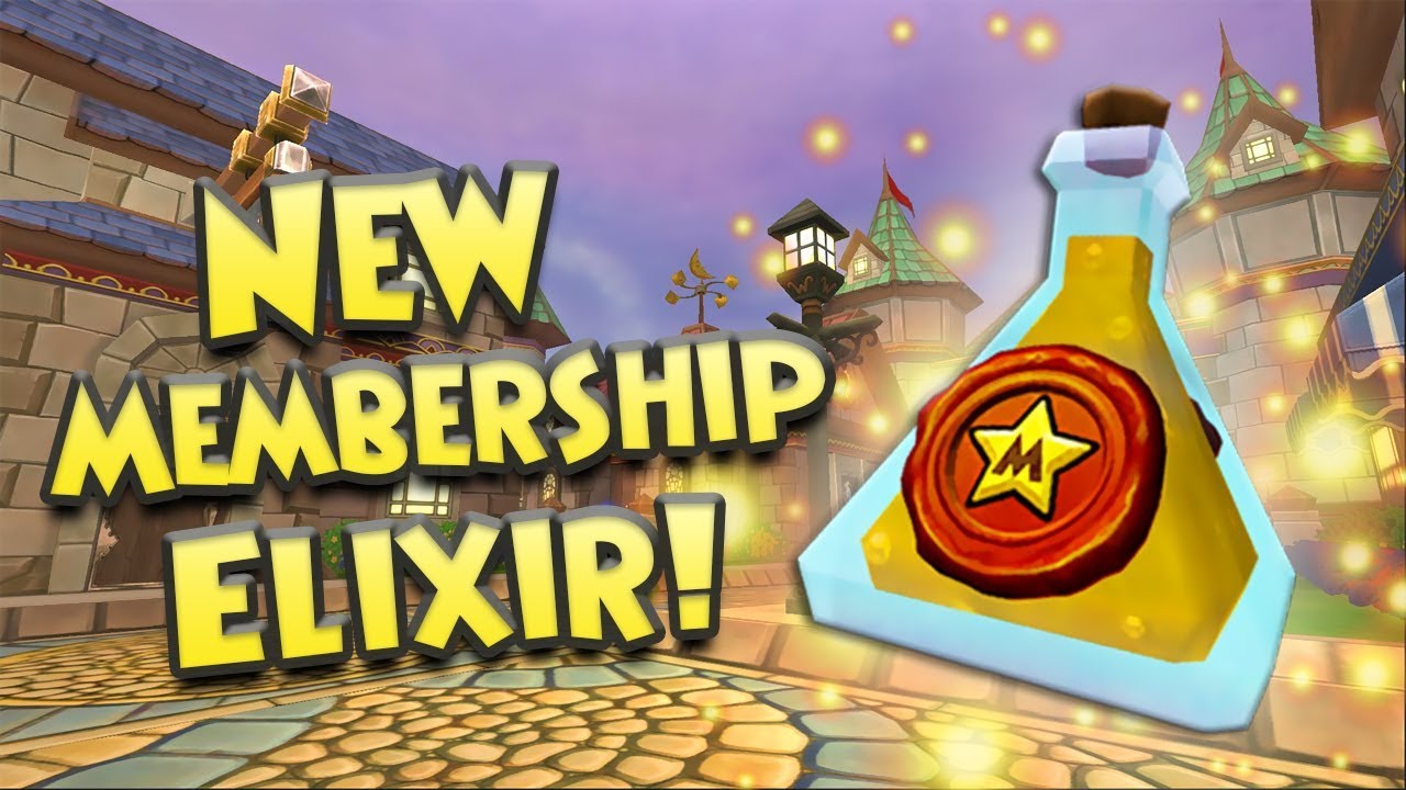 Wizard101 - New Membership Elixir!