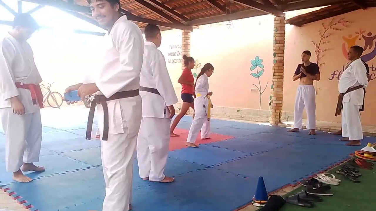 Lívia a rebentando no kata 