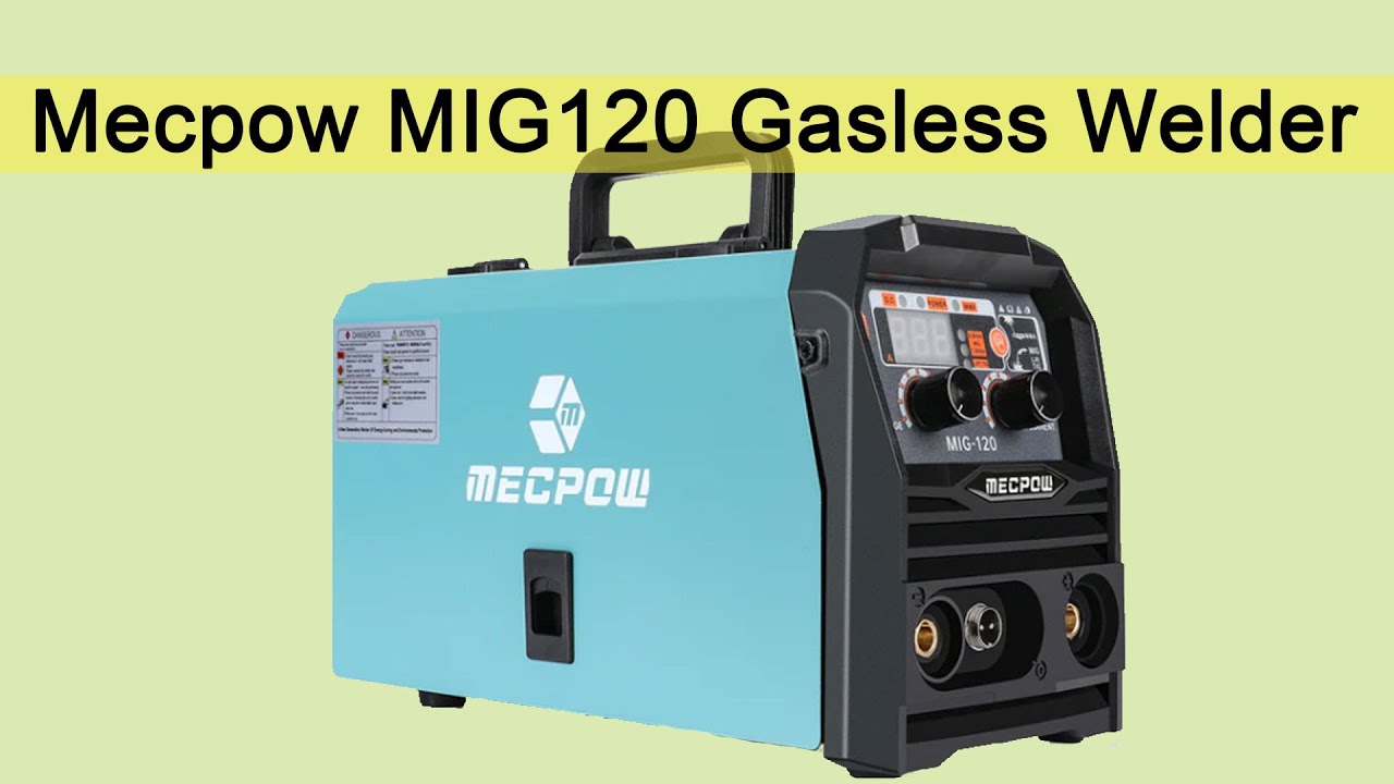 Mecpow MIG120 Gasless Welder, 220V, MIG/MMA/LIFT TIG 3 in 1 Hegesztő...