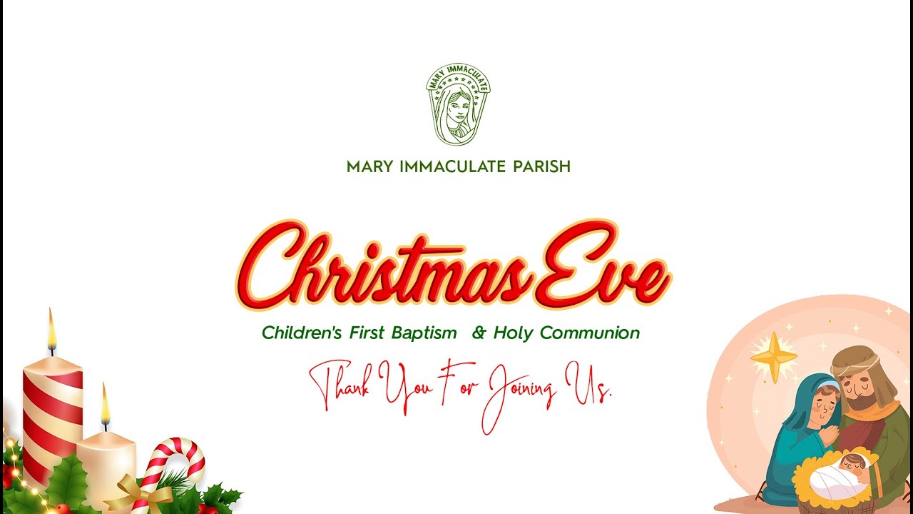 Christmas Eve Children’s First Baptism & Holy Communion ✝️Wednesday, 24th December 2025