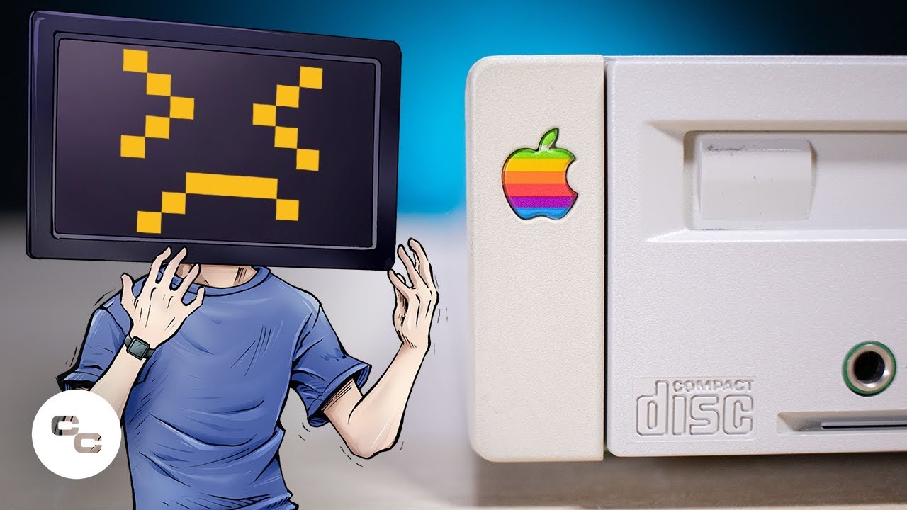 Vintage AppleCD 300 Setup (with Malfunctioning PowerBook) - Krazy Ken's Tech Misadventures