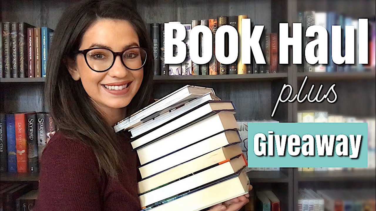 BOOK HAUL AND GIVEAWAY