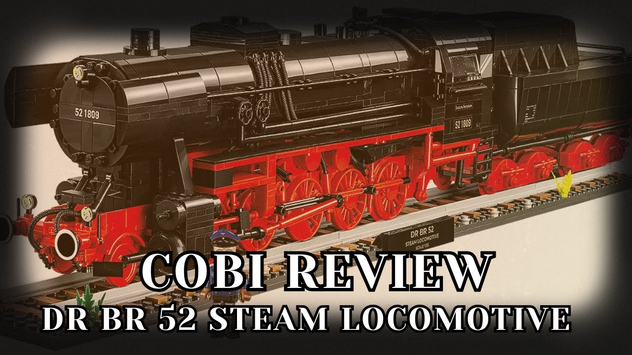 DR BR 52 Steam Locomotive (6280) - COBI REVIEW 🔥