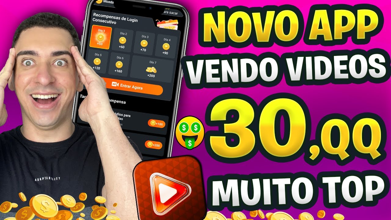 NOVO APP de ASSISTIR VIDEOS e JOGO de COMBINAR BOLINHOS💰
