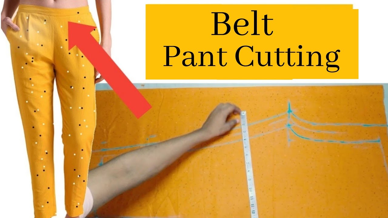 Belt Pant Ka Cutting Kaise Karen Step 2 #blousedesign #fashion #silaisikhe #fashiondesign