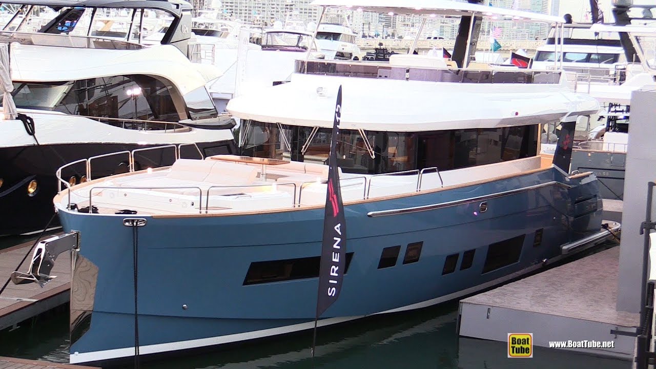 2020 Sirena 64 Luxury Yacht - Walkaround Tour - 2020 Miami Yacht Show