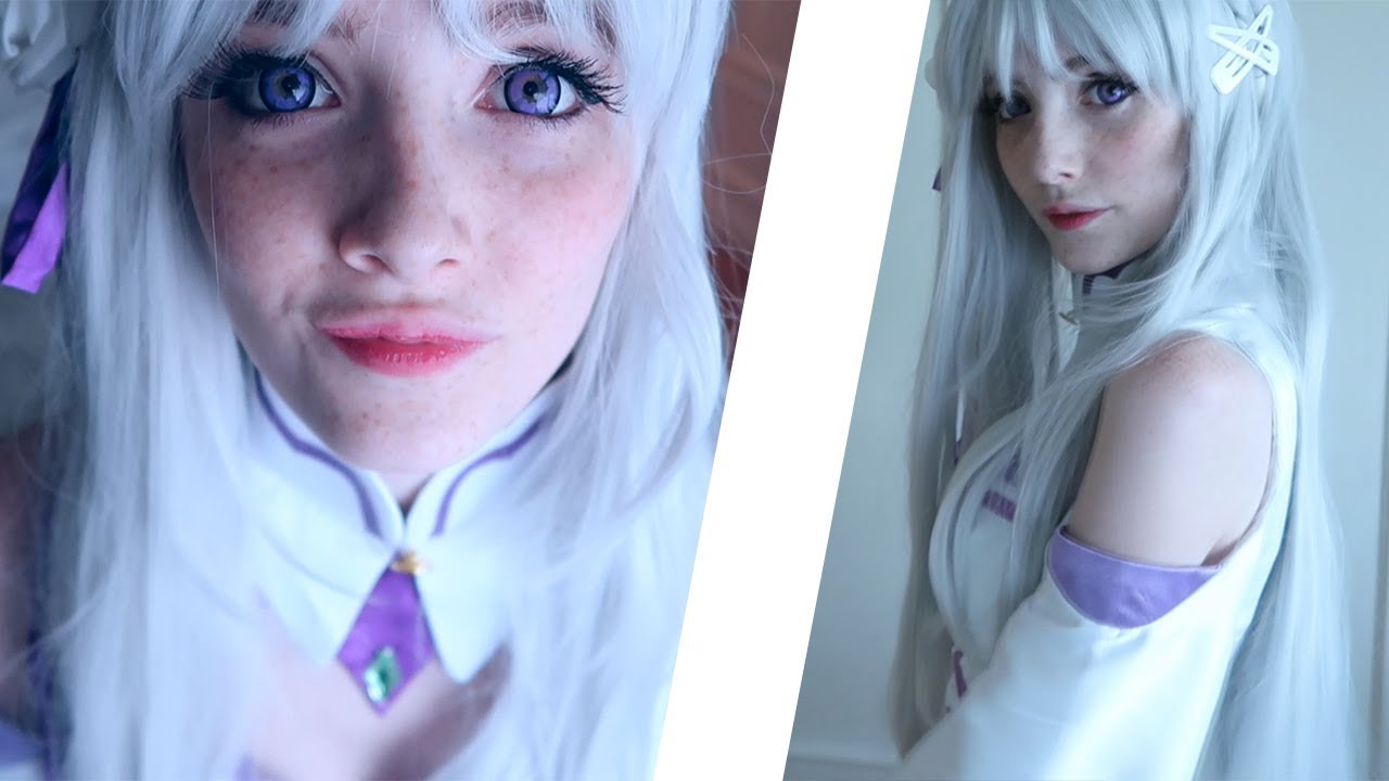 RE:ZERO EMILIA COSPLAY & MAKEUP 💖