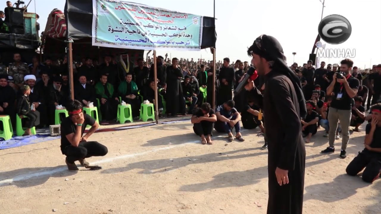 نعي حزين جدا مرتضى حرب يرثي أبا الفضل العباس والسيدة زينب (ع)نجل المرجع الديني السيد الحكيم  البصرة