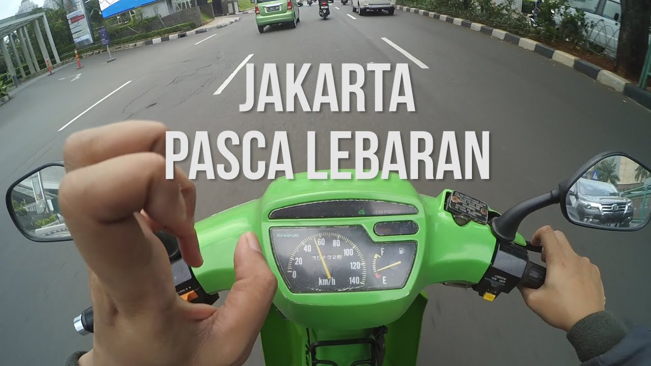 JAKARTA PASCA LEBARAN | MONDAY RIDE | KAWASAKI KAZE R | MUDIK ? | MOTOVLOG