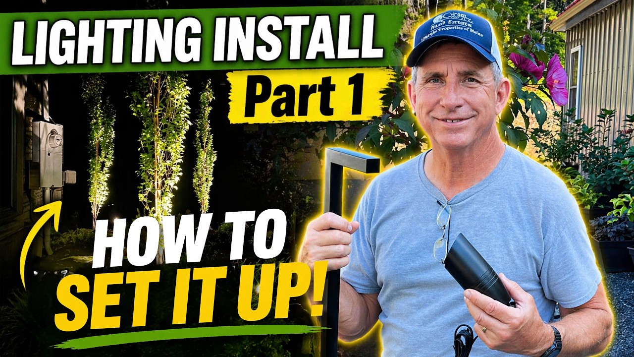 LANDSCAPE LIGHTING | DIY Installation with GARDENREET Accent and Path Lights  | PART 1