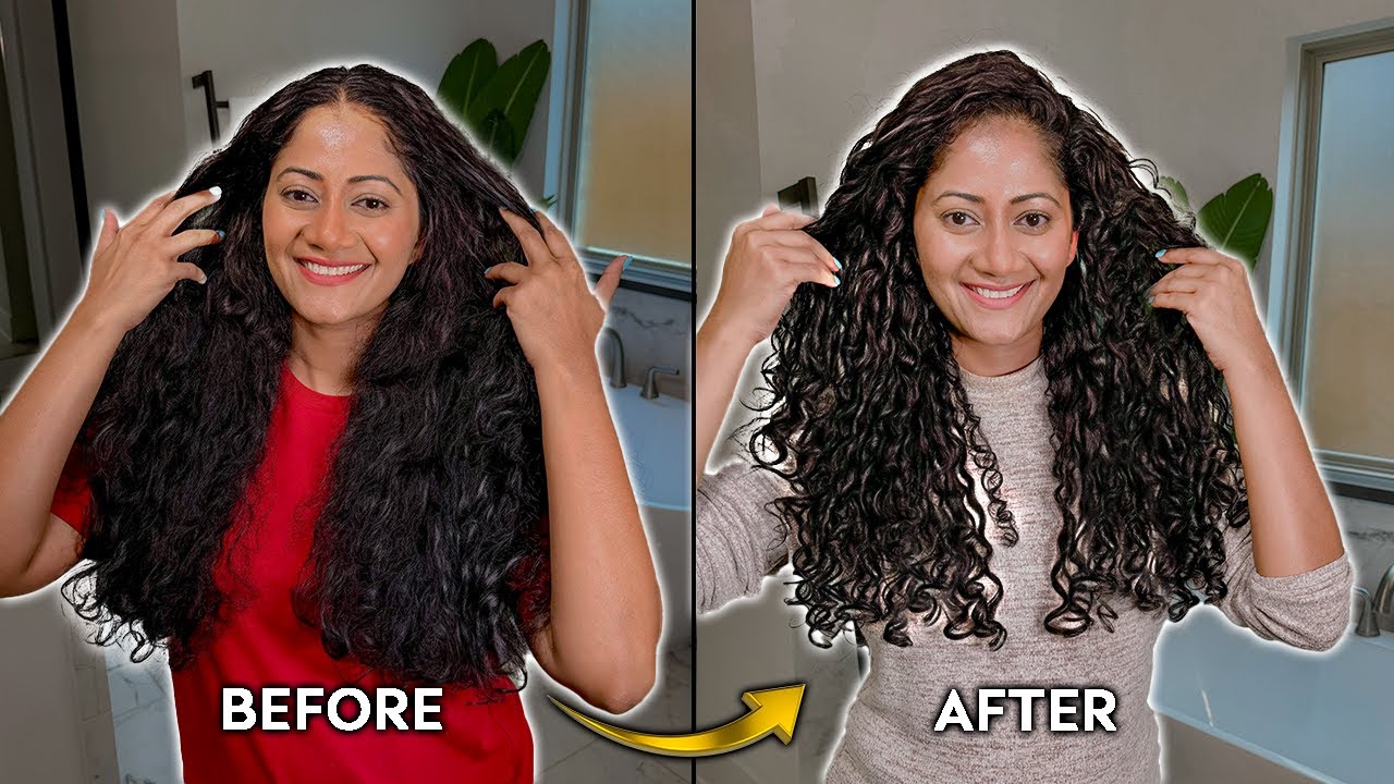 TikTok එකේ Viral වුන CURLY HAIR ROUTINE එක 😲| මගේ Curly කොන්ඩය ලස්සනට තියාගන්න රහස්👌