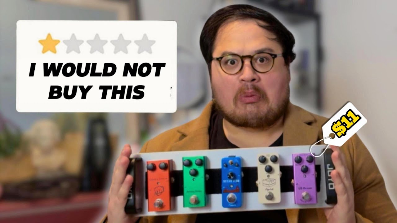 I Tested 1-Star Temu Guitar Pedals