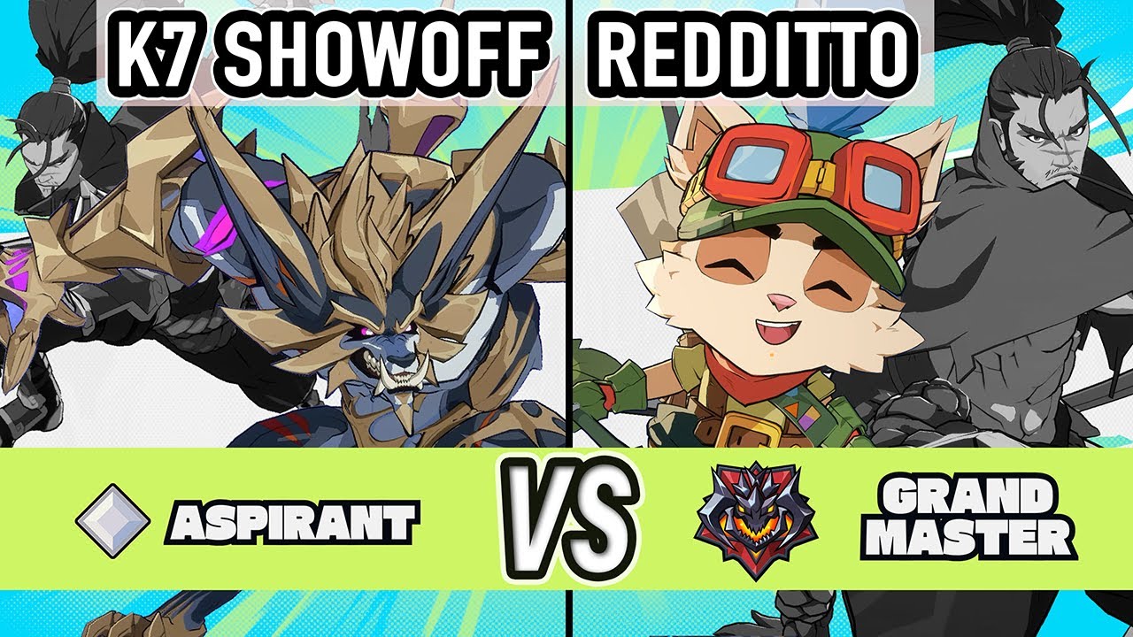 2XKO ▰ K7 Showoff (Warwick / Yasuo) vs RedDitto (Teemo / Yasuo) ▰ High Level Gameplay