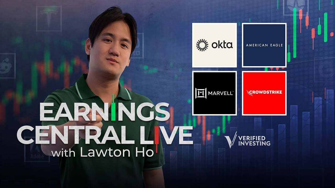 LIVE: CRWD, OKTA, MRVL, AEO Earnings | Earnings Central Live