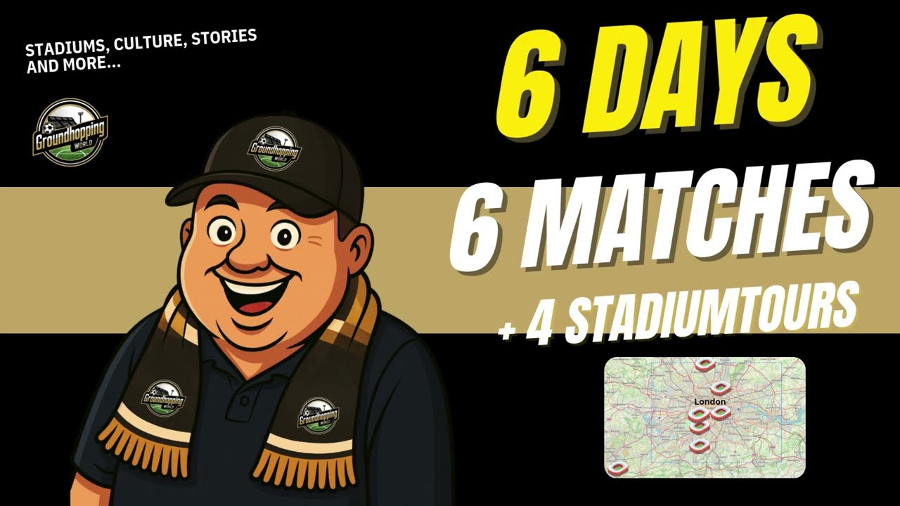 6 Days, 6 Matches, 4 Stadium Tours &mdash; The Ultimate English Football Journey - PL to Non-League