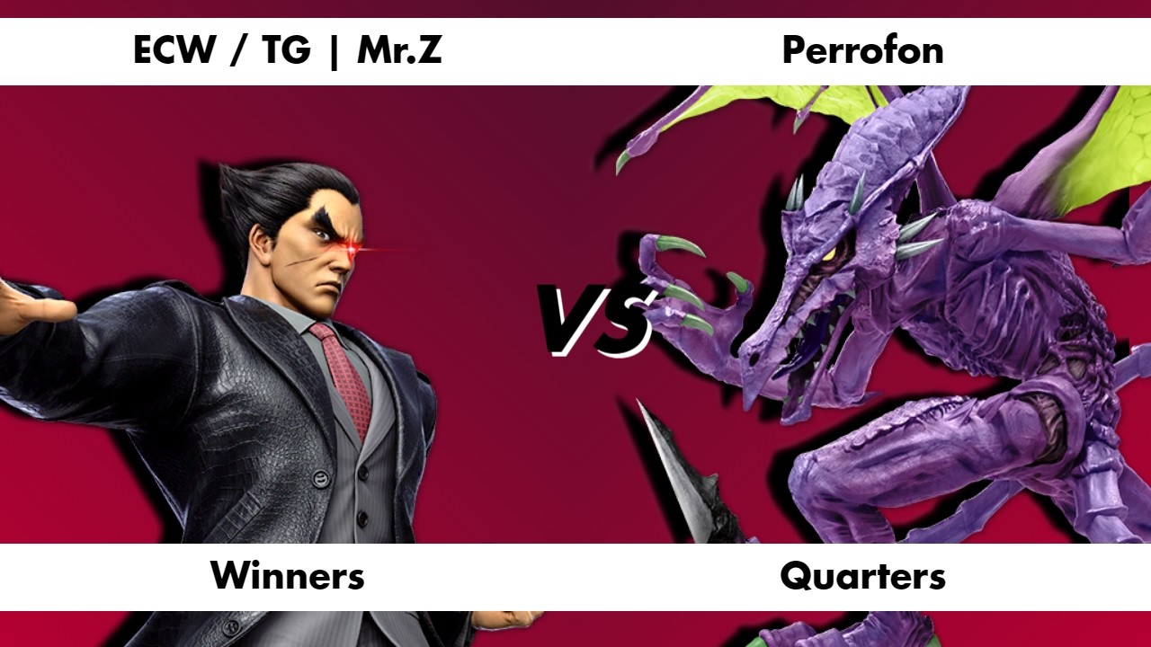 Mashers Dojo - ECW / TG | Mr.Z (Kazuya) vs. Perrofon (Ridley) - Winners Quarter-Finals