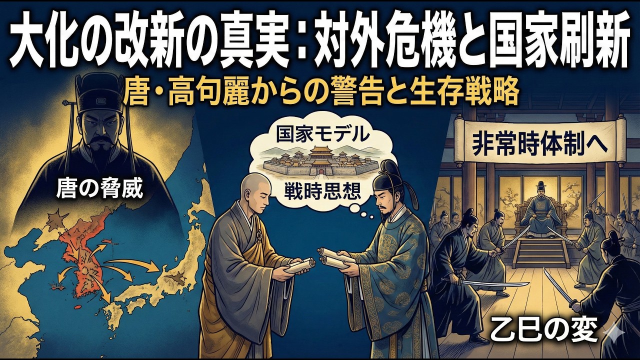 【AIが語る】大化の改新は朝鮮から輸入された危機感から起こった説