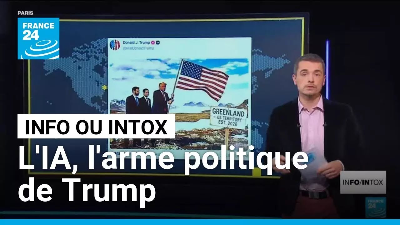 Un an de Trump : comment l'IA est devenu un outil de propagande • FRANCE 24