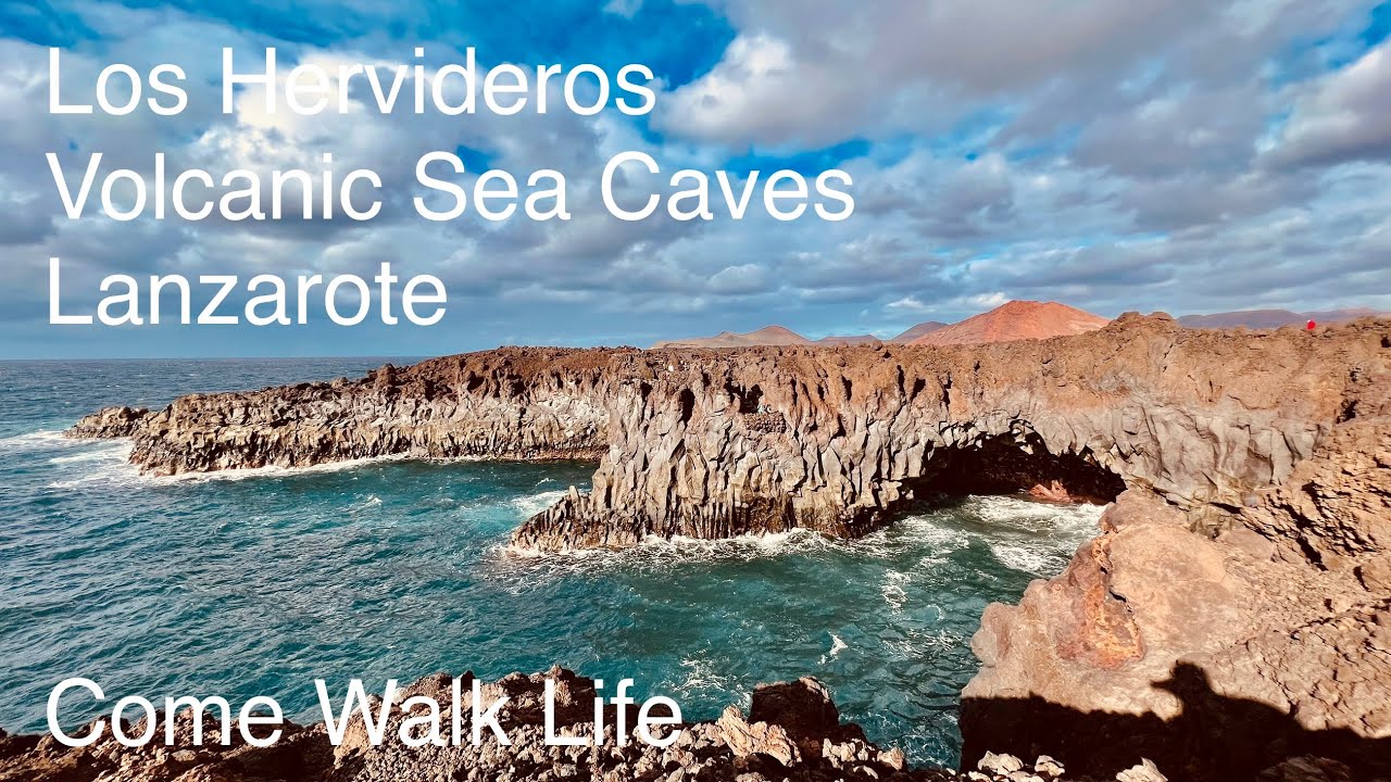 Explore Volcanic Sea Caves Los Hervideros - Lanzarote - 4K Tour