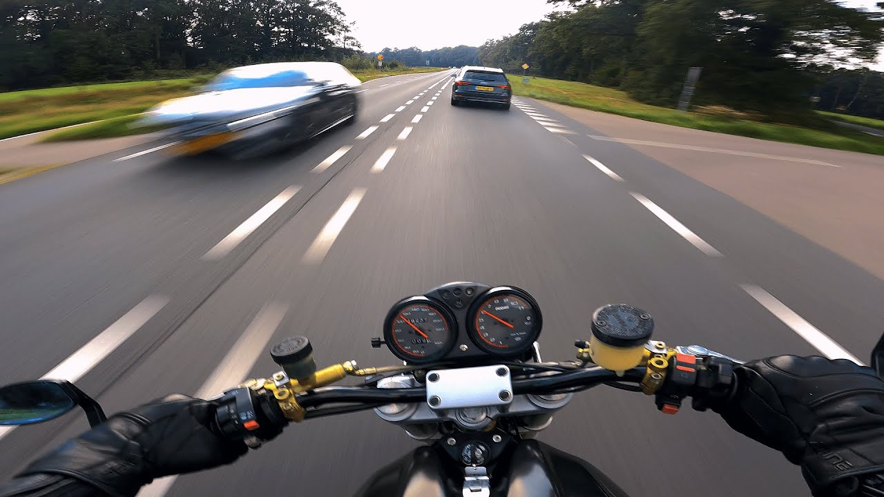 Ducati Monster 900 ie Walkaround & POV Drive (RAW SOUND)