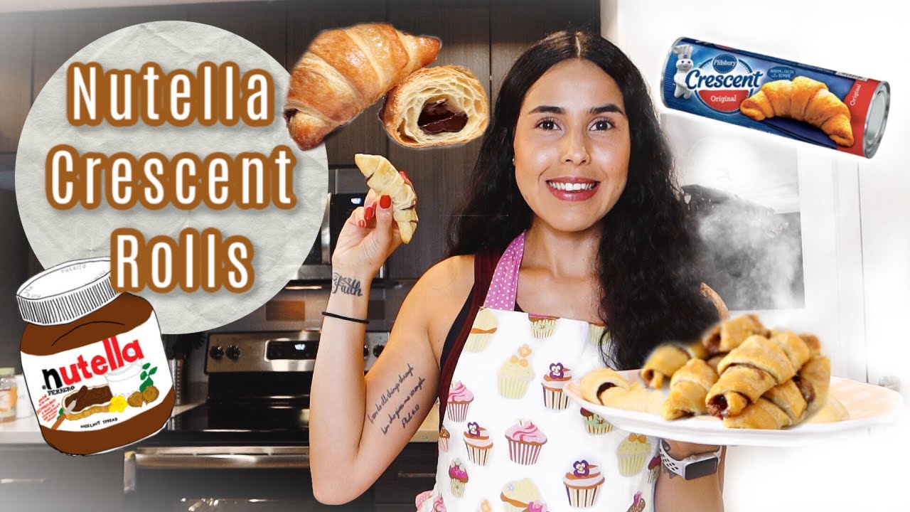 Making Nutella Crescent Rolls! 😋 #Nutella 🍫 #Cresents 🥐