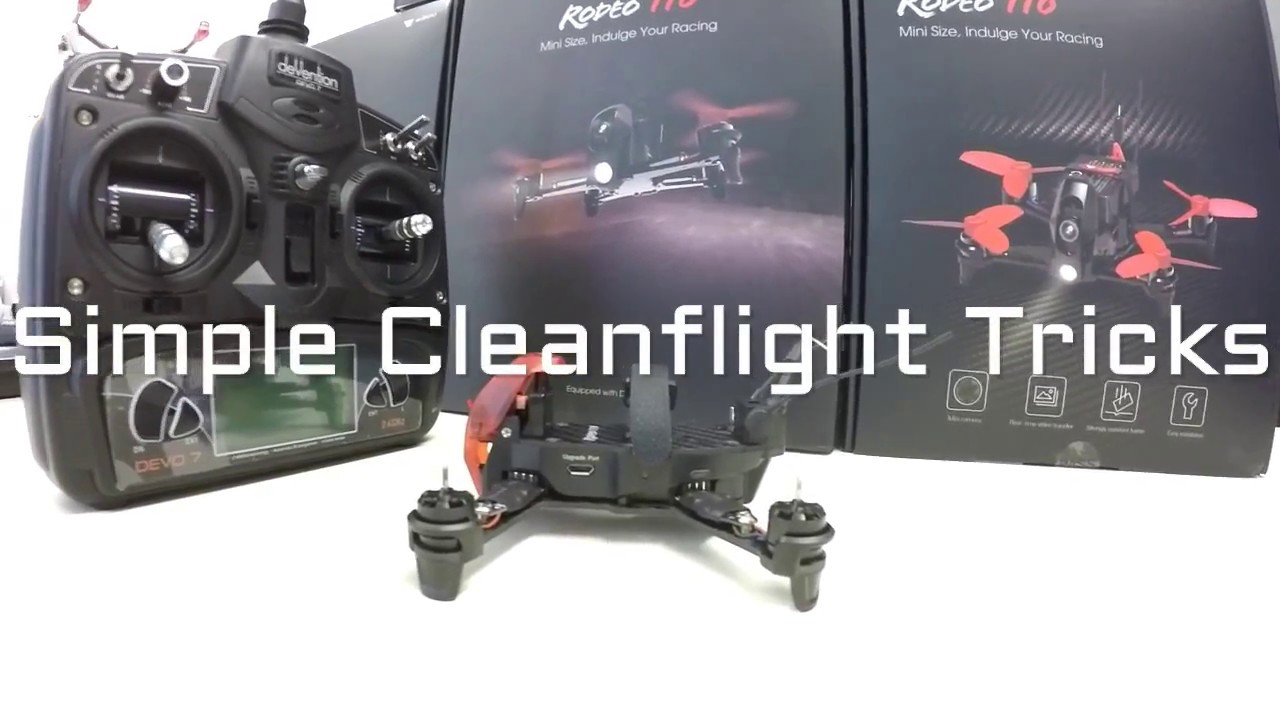Walkera Rodeo 110   Cleanflight - Beeper - Arm & Disarm