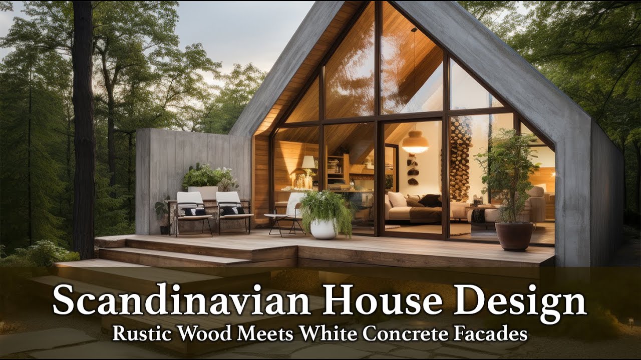 Mastering Harmony of Scandinavian House Design: Wood & Concrete Fusion Techniques