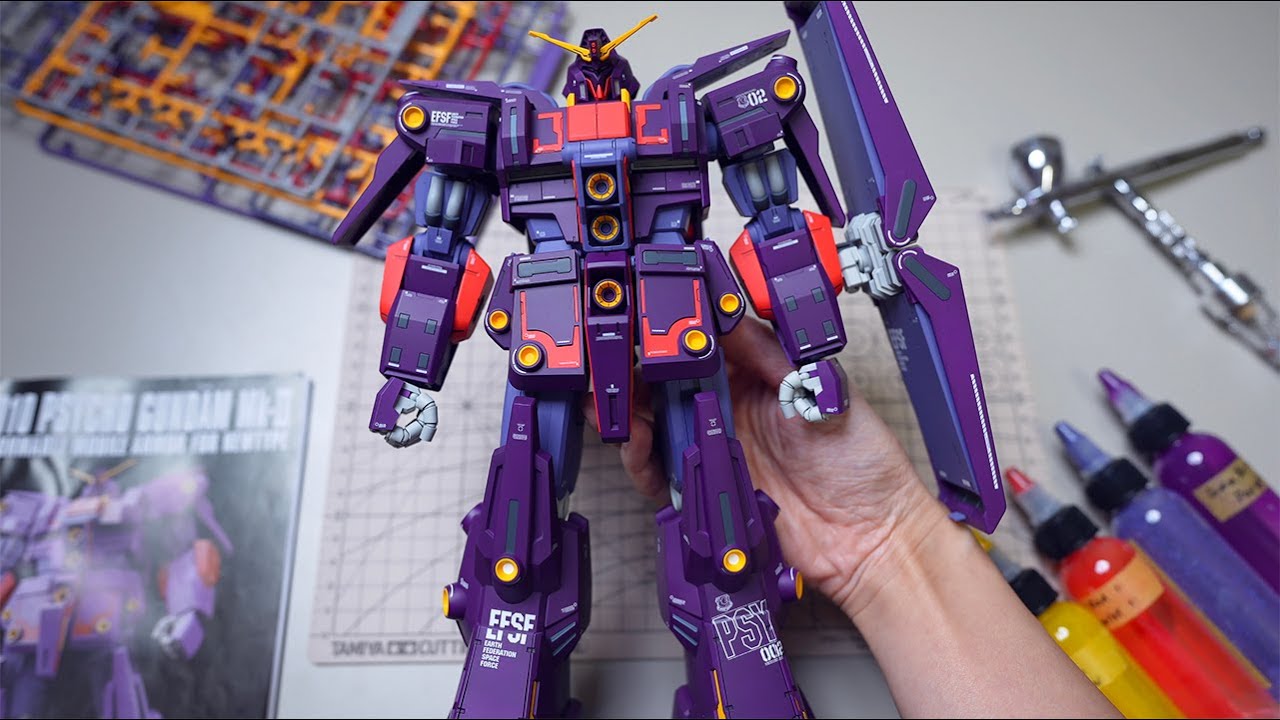 No Glamor, Only Labor – Painting the HG Psycho Gundam Mk-II
