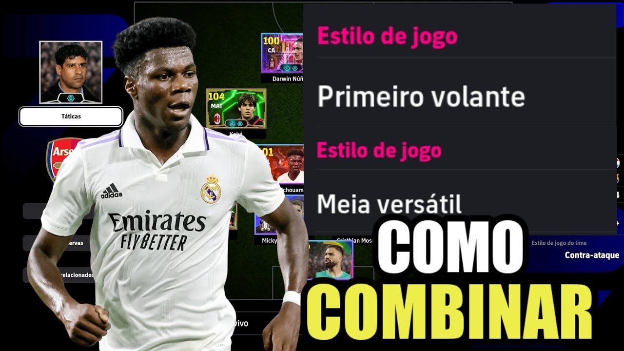 COMO fazer a MELHOR COMBINAÇÃO dos ESTILOS DE JOGO no eFootball 25