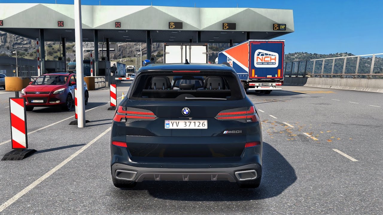 BMW X5 2024 🚐 | Realistic Steering Wheel Gameplay | ETS2 1.58