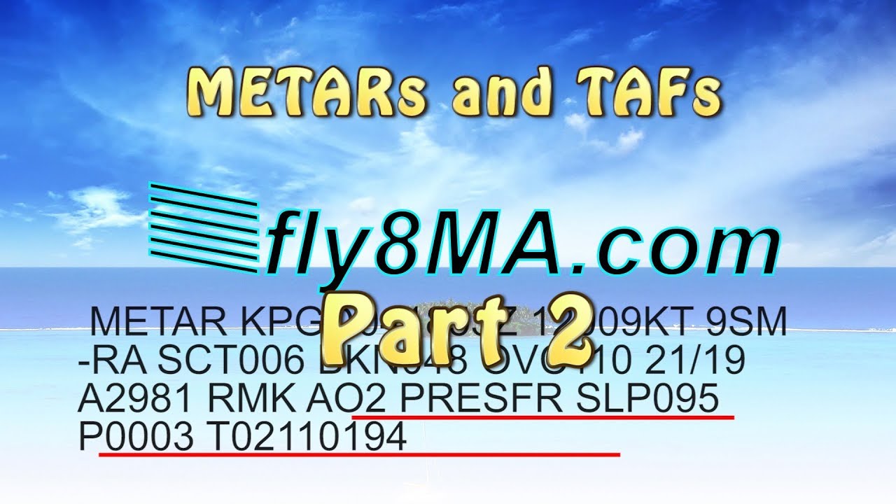 Эп. 25: Объяснение прогнозов METAR и TAF | ЧАСТЬ 2 | ПОДРОБНОЕ ОПИСАНИЕ