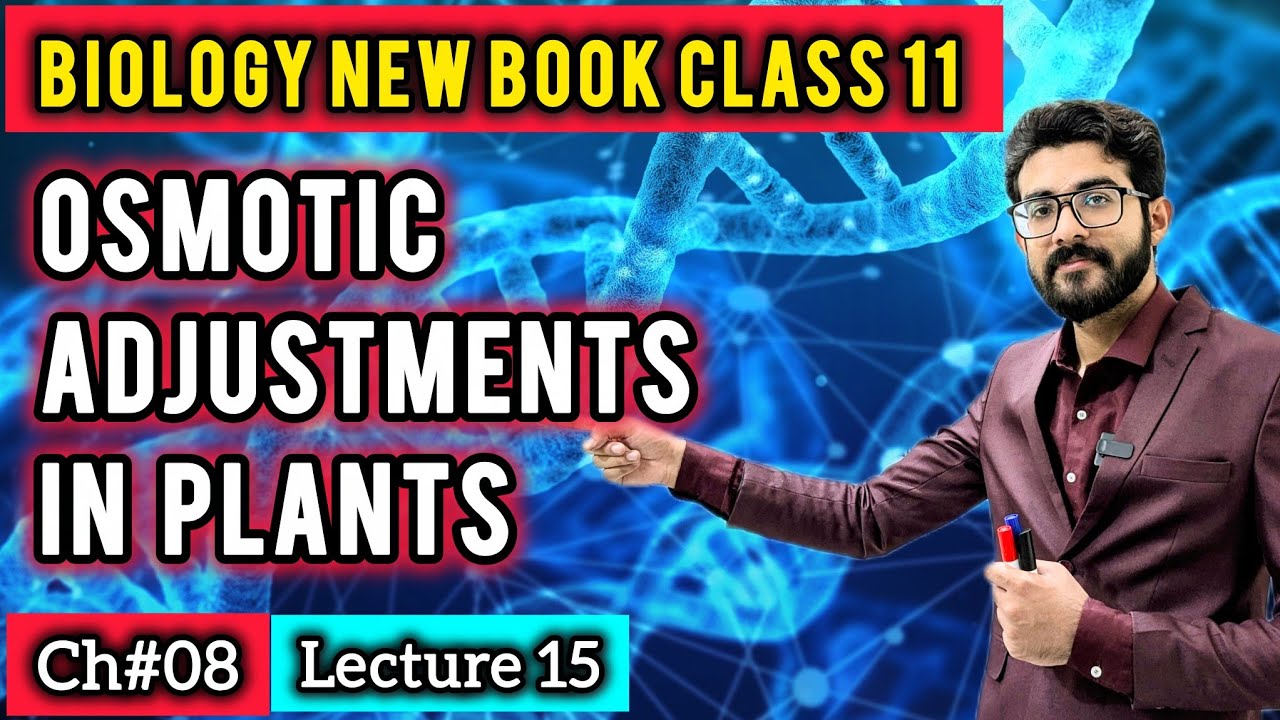 Osmotic Adjustments in Plants Class 11 | Hydrophytes, Mesophytes, Xerophytes & Halophytes | New Book
