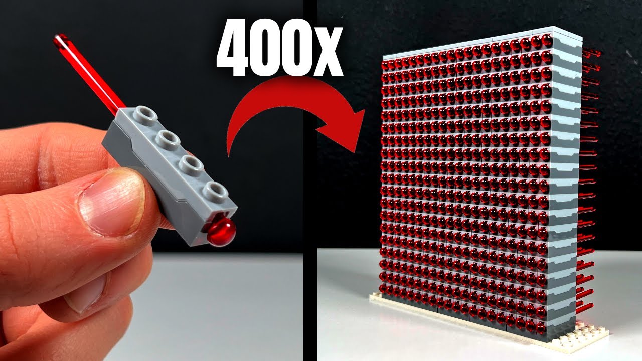 400x LEGO Feder- Shooter auf einmal abfeuern! (ganz wild...)