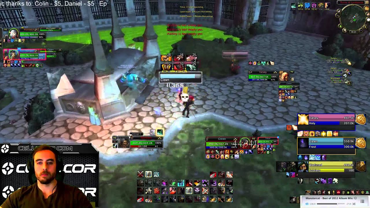 Bajheera - Solid WMD vs RMPaladin Match - 5.4 Warrior 3v3 Arena :D