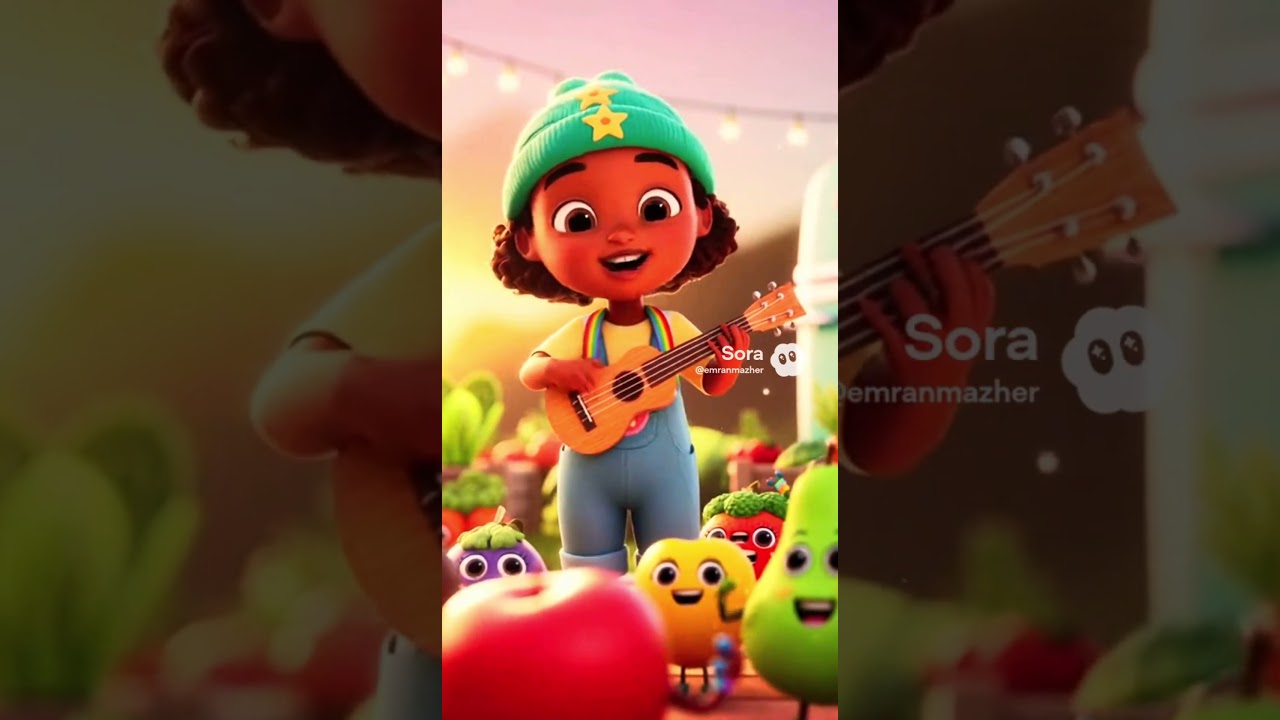 Yummy Healthy Food Song English & Urdu 🍎🥕 | Fruits & Veggies Make Us Strong 💪| 