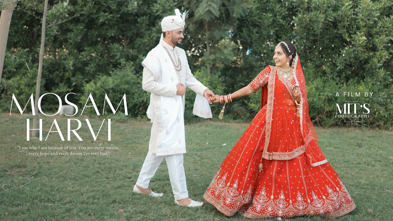 Mosam & Harvi  || Best Wedding Highlights 2024 || Gujati Wedding Highlight
