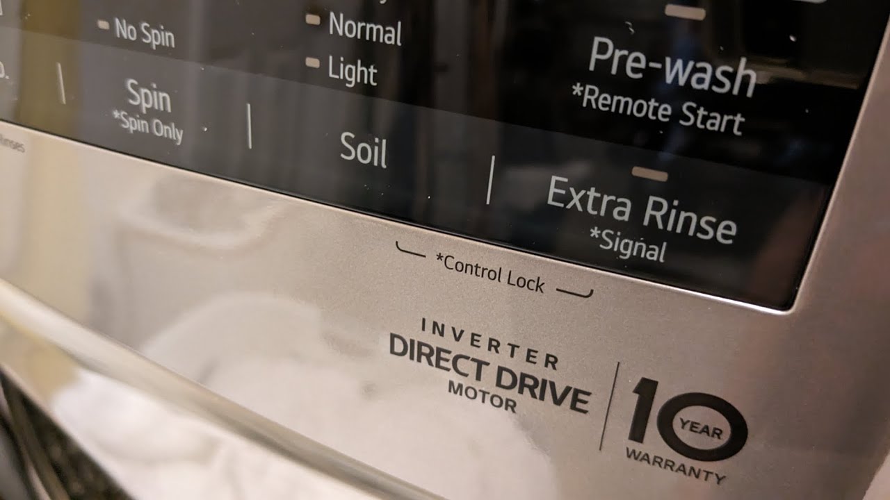 Controls Not Working on LG Washer, CL Code