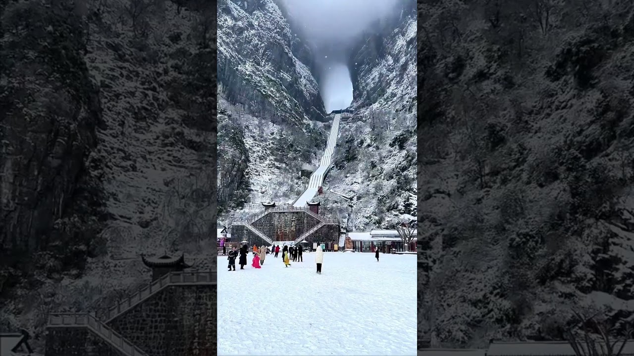 Zhangjiajie in Winter &mdash; A Frozen Fairyland of Legends.#china #chinatravel #travel #zhangjiajie