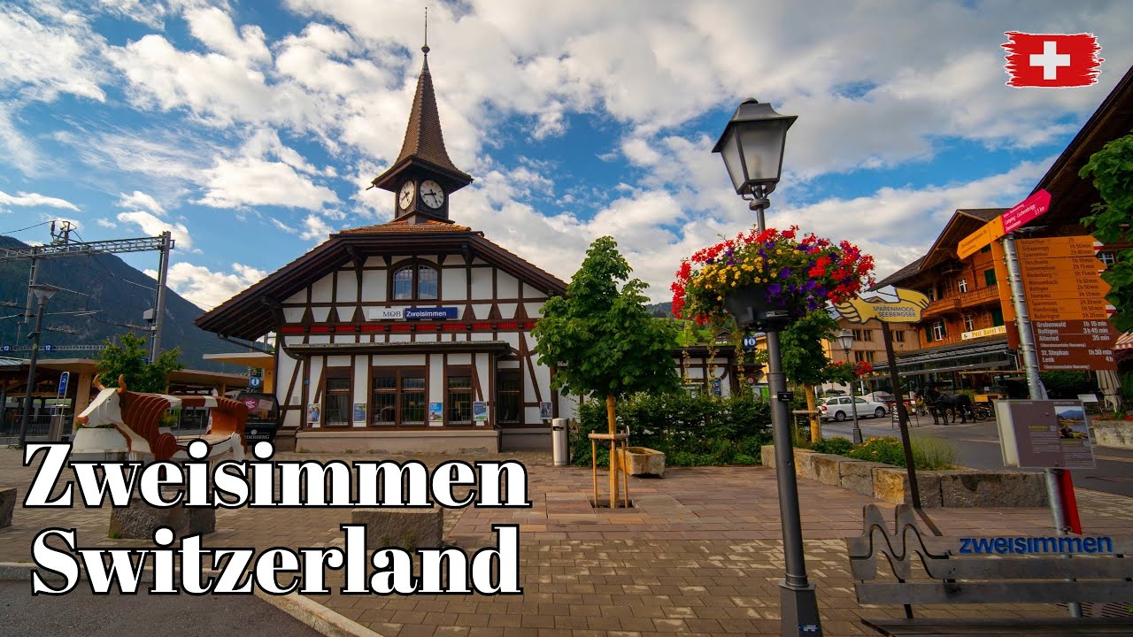 🇨🇭 Zweisimmen, Switzerland -  Beautiful Swiss towns -  Alpine Charm on the Goldenpass Line