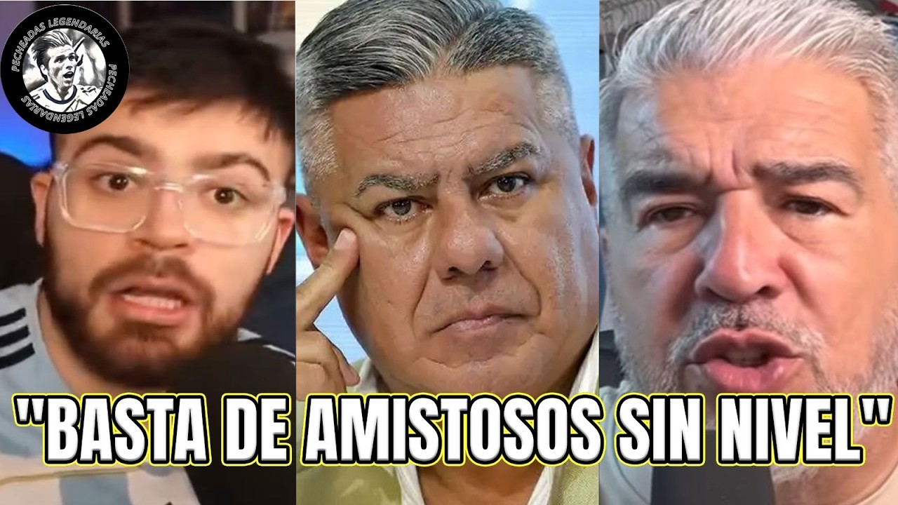 LA COBRA Y EL CHAVO SE HARTARON DE LOS AMISTOSOS DEL CHIQUI TAPIA