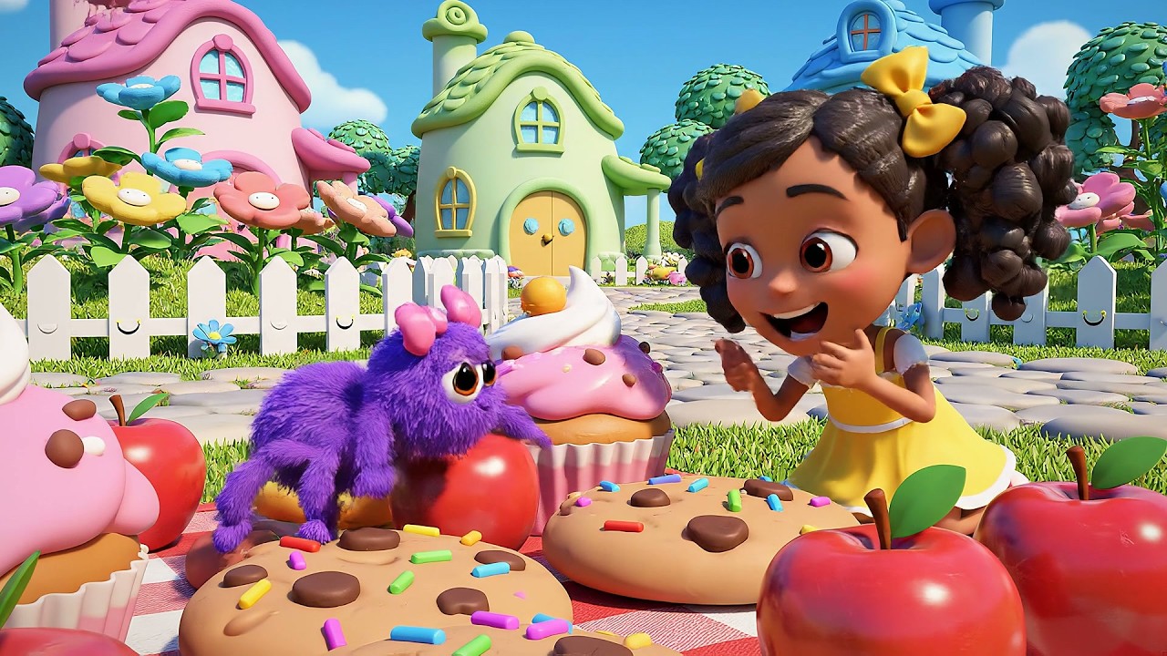 Little Miss Muffet Brave Spider Picnic | Friendship & Courage Kids Songs