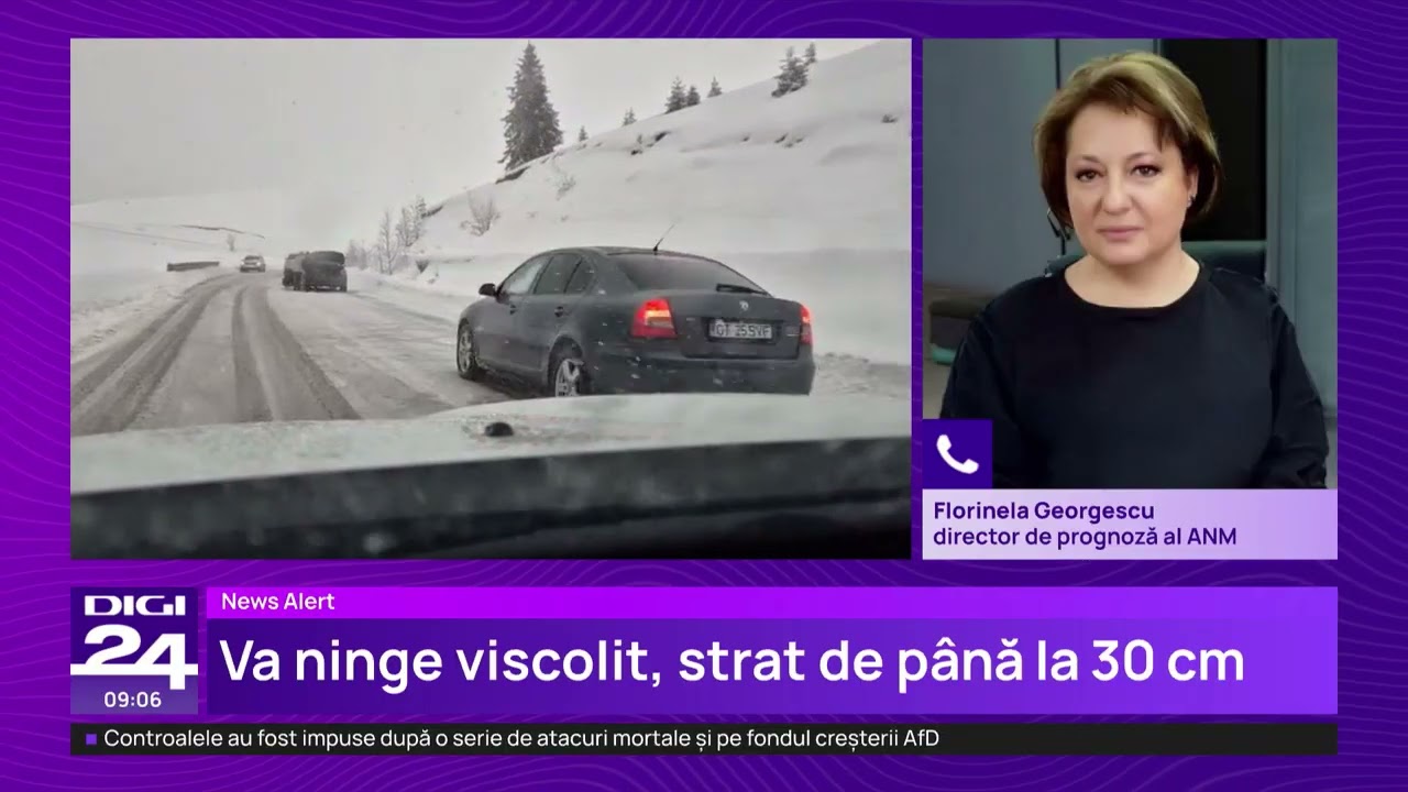 Urmează „cel mai sever episod de iarnă”, avertizează șefa ANM