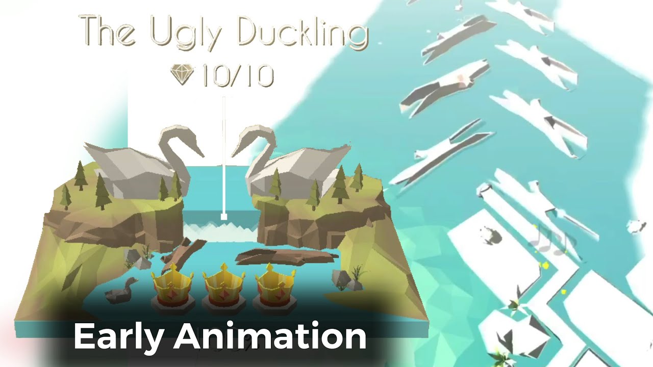 Dancing Line - The Ugly Duckling | Early Animation