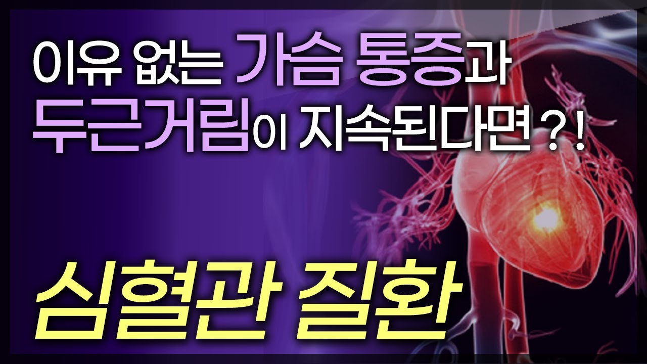 이유없는 가슴통증과 두근거림이 지속된다면? 심혈관질환 증상 / 전세계 사망원인 1위 / 돌연사의 주범 / 부산MBC TV닥터인사이드 140117 방송