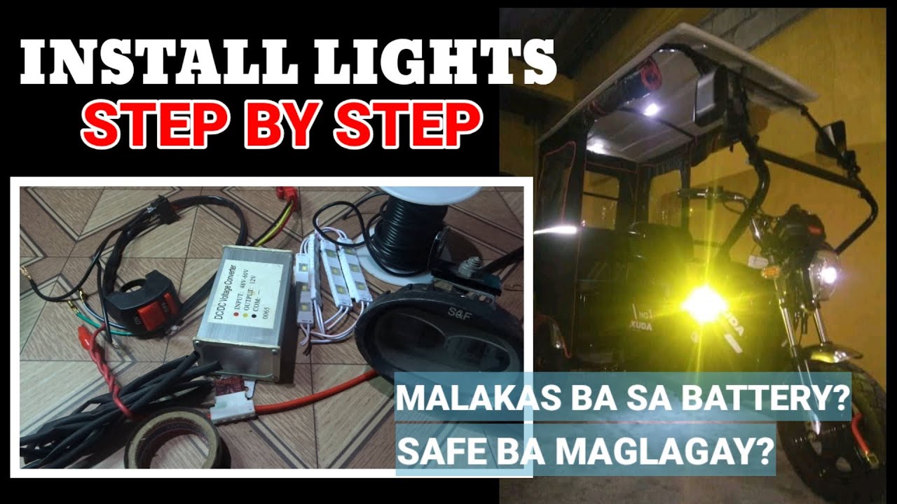 TUTORIAL INSTALL EXTRA LIGHTS SA MGA EBIKE NYU🤗