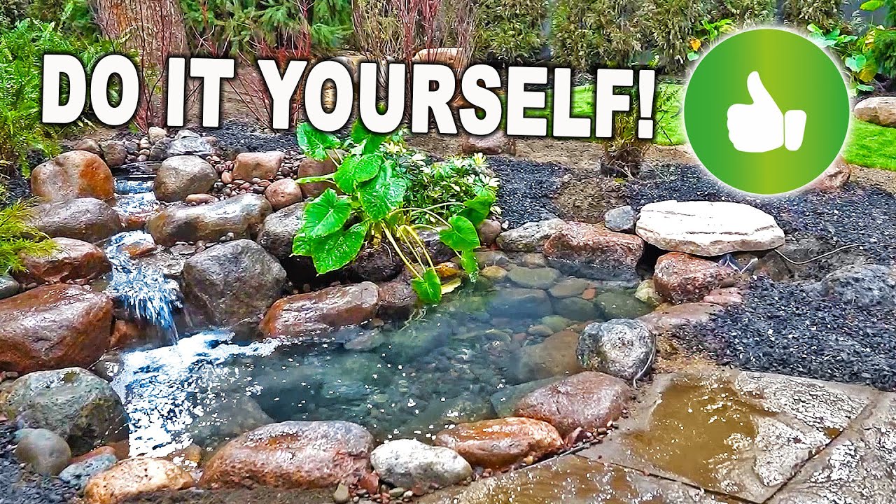 DIY POND KIT Installation and FINAL REVEAL