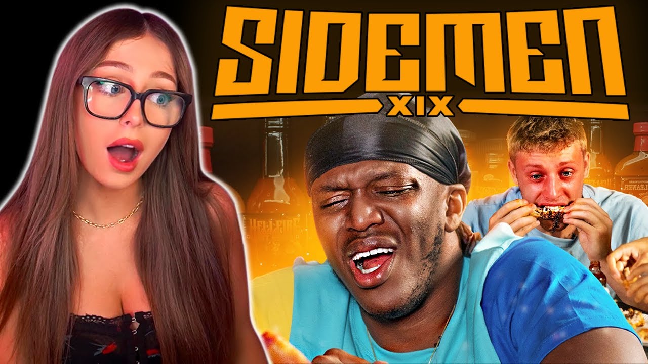 MY reaction to SIDEMEN EAT THE HOTTEST WINGS